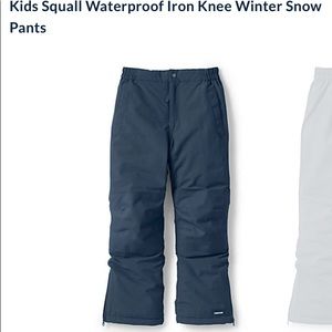 Kids Squall Waterproof Iron Knee Winter Snow Pants